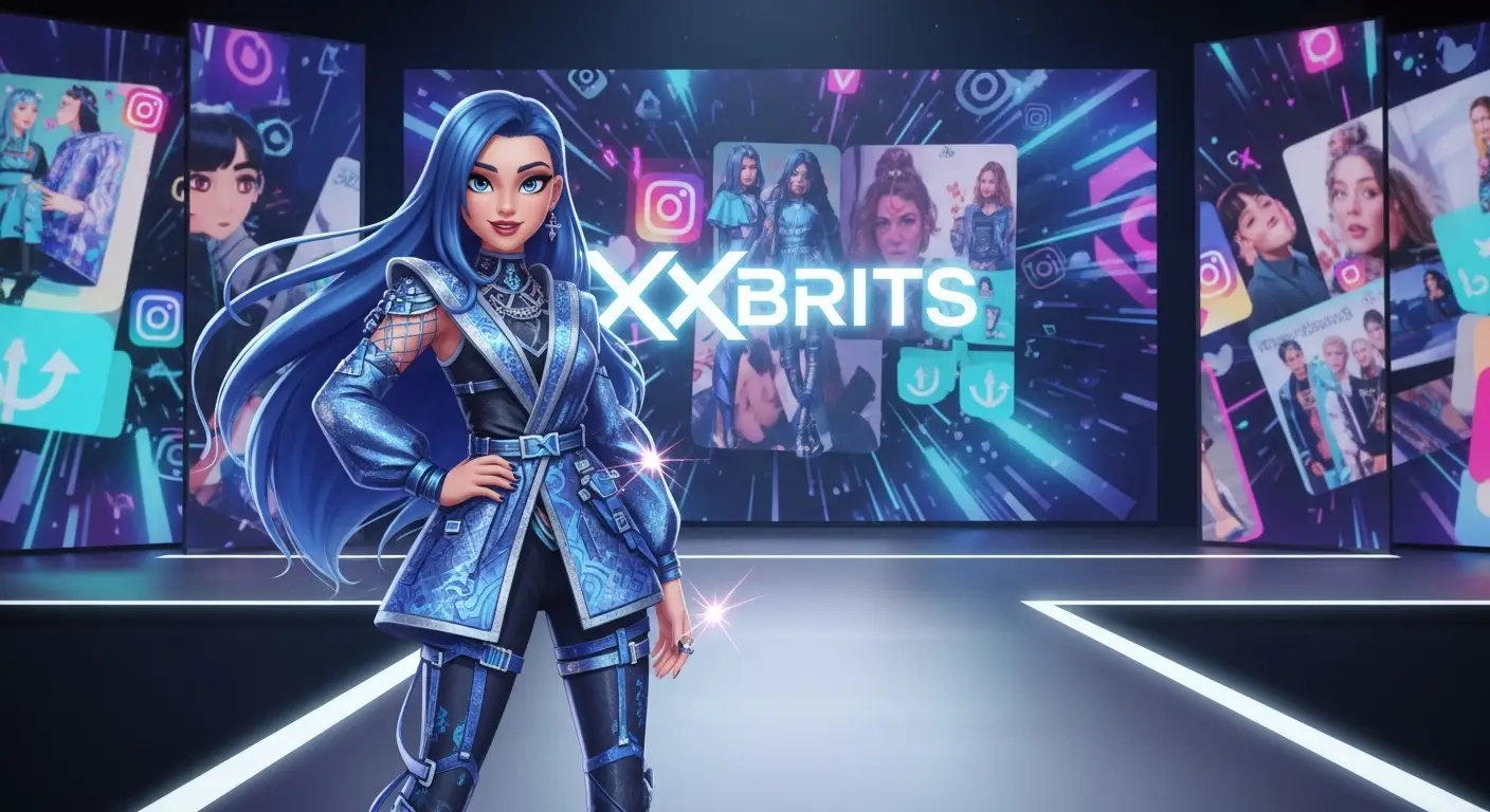 Rhiannon Blue XXBRITS Rising Fashion Star and Social Media Influencer on XXBRITS